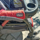 CHICCO CORTINA Baby Stroller/Pram in Almost New condition, available in Udaipur, featuring a comfortable reclining seat, protective canopy, safety harness, smooth wheels, foldable frame, and spacious storage for everyday outings.