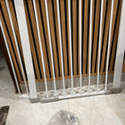 Baby Safety Gate featuring a sturdy barrier design for restricting a child’s access to selected areas of the home, suitable for compatible doorways, passages and staircase areas when correctly installed