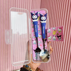 Kids insulated stainless steel cutlery set with child-friendly utensils, durable construction, easy-grip handles, and a portable storage case for school, travel, and everyday meals.