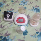 Pigeon electric breast pump with adjustable suction levels, soft silicone breast cushion, quiet operation, and efficient milk expression for comfortable breastfeeding support.