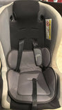R for Rabbit Jack N Jill convertible car seat with rear and forward-facing modes, 5-point safety harness, adjustable headrest, side-impact protection, and cushioned seating for growing children.