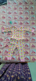 Cozy Baby Floral Pajama Set made from soft breathable fabric, featuring a charming floral print, comfortable fit, elastic waistband, and gentle material for restful sleep and all-day comfort.