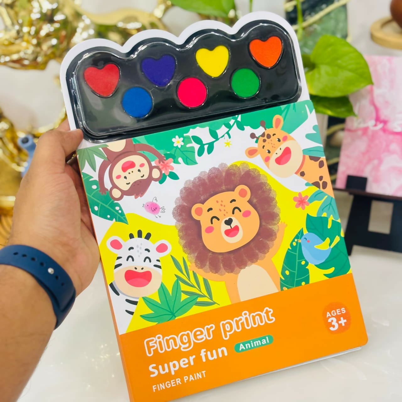 Fingerprint activity book set for kids with fun art activities, easy-to-follow designs, and creative exercises that encourage imagination, fine motor skills, and sensory learning.
