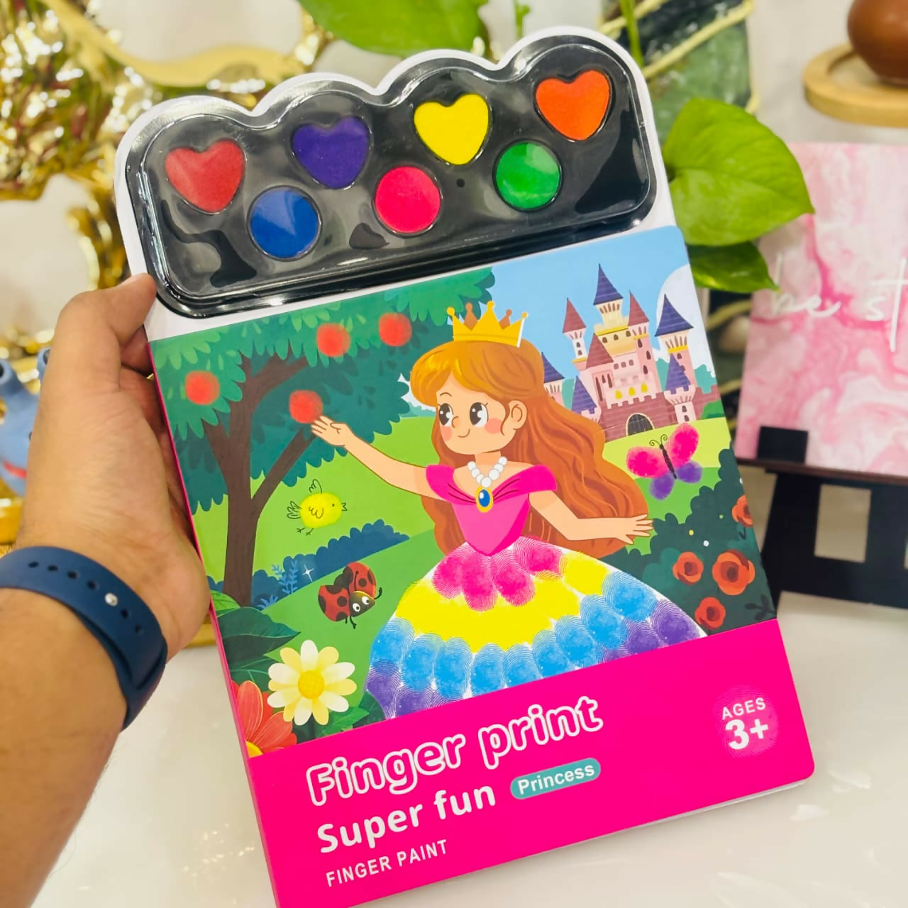 Fingerprint activity book set for kids with fun art activities, easy-to-follow designs, and creative exercises that encourage imagination, fine motor skills, and sensory learning.