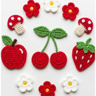 Handmade Crochet Baby Cocoon with Patches featuring a cozy handcrafted design, soft crochet texture, and charming decorative patches, ideal for newborn photoshoots, gifting, and supervised cozy moments.