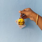 Handmade Crochet Animal Keychains crafted from soft yarn with adorable animal designs, detailed hand-stitched finishes, lightweight construction, and sturdy key rings for bags, keys, and gifting.