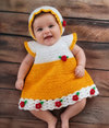 Crochet baby frock
