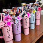 Customized Cute Tumbler Gift Hamper for Her featuring a personalized insulated tumbler and thoughtfully curated gift items in elegant packaging, perfect for birthdays, anniversaries, and special occasions.