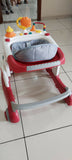 Babyhug Zest Musical Baby Walker With Adjustable Height anti Fall Protection & Toy Bar