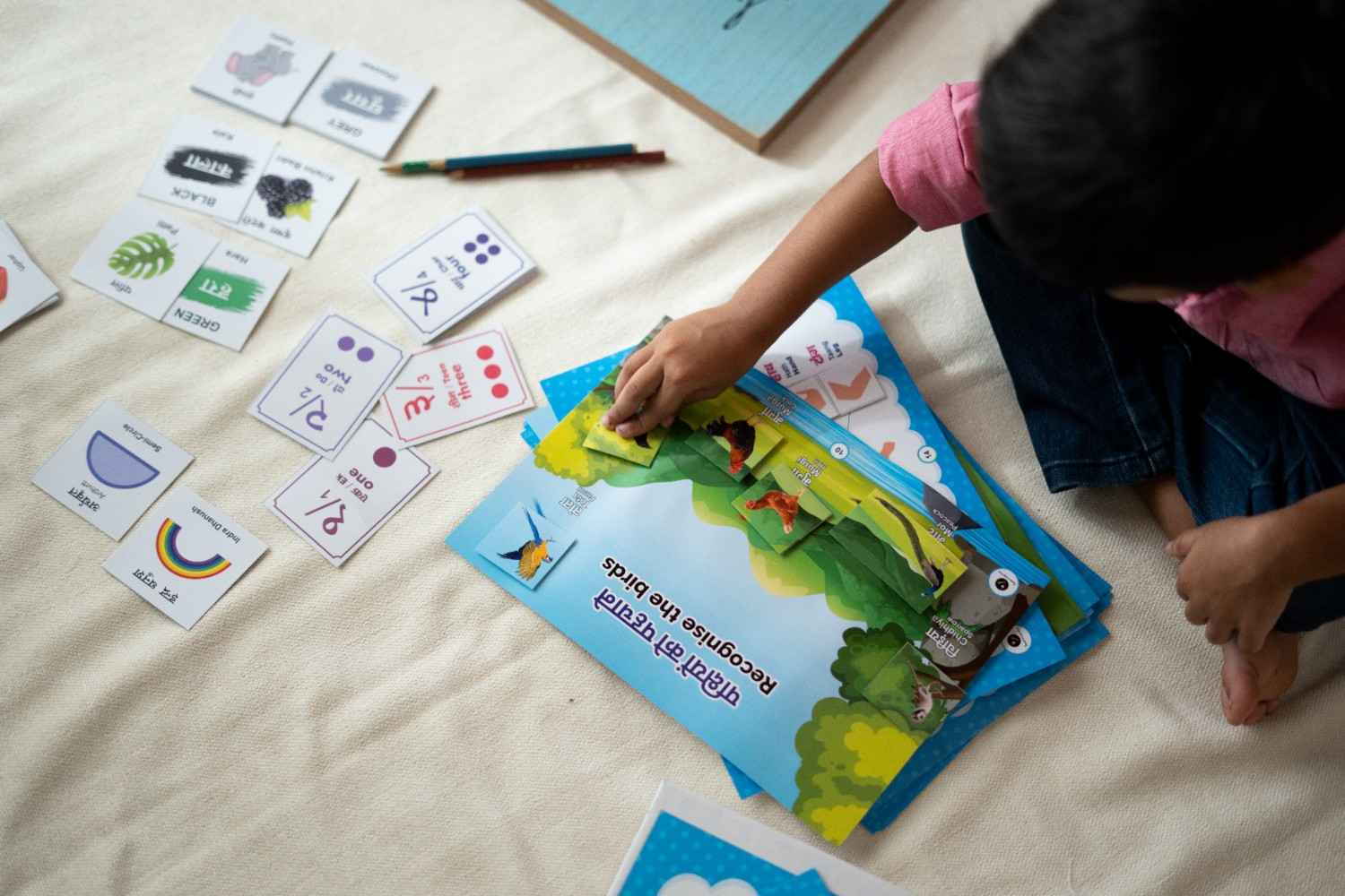 Introduce your child to the rich world of Hindi with our Velcro-Based Hindi Learning Kit. This comprehensive kit is designed to make learning engaging and interactive. 