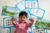 Introduce your child to the rich world of Hindi with our Velcro-Based Hindi Learning Kit. This comprehensive kit is designed to make learning engaging and interactive. 