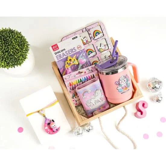 ilearnngrow Unicorn Wooden Hamper