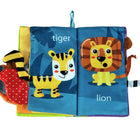 Baby Cloth Tail Books - Land Animals