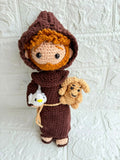 St. Francis of Assisi Crochet Doll