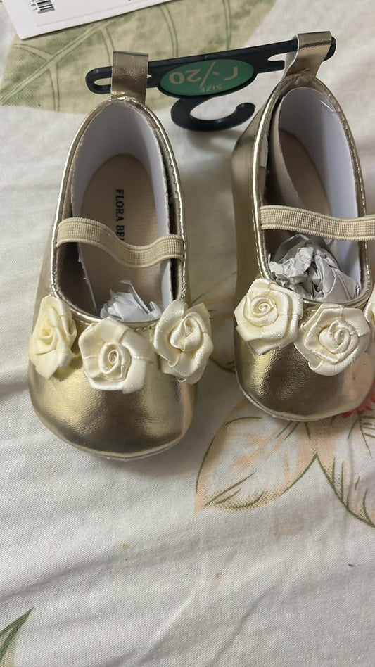 Dress your baby girl in style and comfort with these charming Partywear Footwear, perfect for adding sparkle to any occasion!