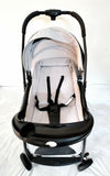 R FOR RABBIT Sugar Pop Baby Stroller/Pram – Grey Reversible Recline