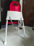 LUVLAP 4-in-1 Convertible Baby High Chair with Footrest, Low Chair & Booster Seat