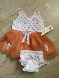 Brand New Baby Girl Dress/Frock - Orange