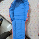 Blue sleeping bag 