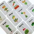 ZOOPLAY Fruits and Vegetables Flashcards