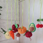Handcrafted Crochet Play Gym Set / Cradle Hanging Set: 100% cotton yarn, safe and vibrant toys for baby’s playtime and naptime.