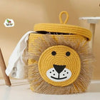 Jute Baskets with Lid/Toys Organiser / Storage Baskets