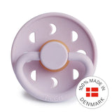 FRIGG Moon Phase Latex Baby Pacifier 0-6M 1-Pack Soft Lilac - Size 1