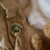 FRIGG Rope Latex Baby Pacifier 0-6M 1-Pack Sepia - Size 1