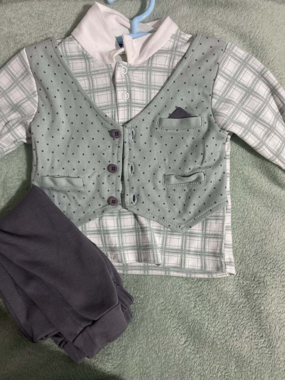 Children's outfit with vest, shirt, and pants - Party Wear Dress with Pant