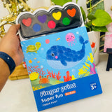 Fingerprint activity book set for kids with fun art activities, easy-to-follow designs, and creative exercises that encourage imagination, fine motor skills, and sensory learning.