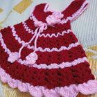 Crochet Flower Theme frock