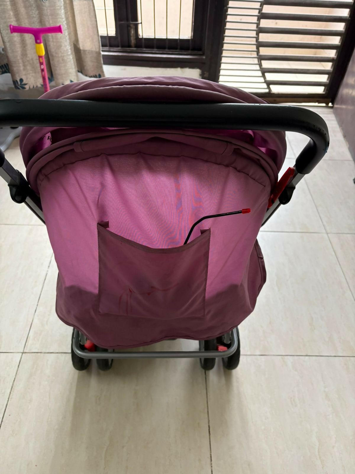 R for Rabbit Lollypop Lite baby stroller/pram with lightweight foldable design, reclining seat, adjustable canopy, 5-point safety harness, smooth wheels, and storage basket for comfortable everyday travel.