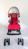 UPPAbaby Lightweight Umbrella Stroller with reclining seat, foldable compact design, adjustable canopy, safety harness, smooth wheels, and storage basket for comfortable everyday travel with babies and toddlers.