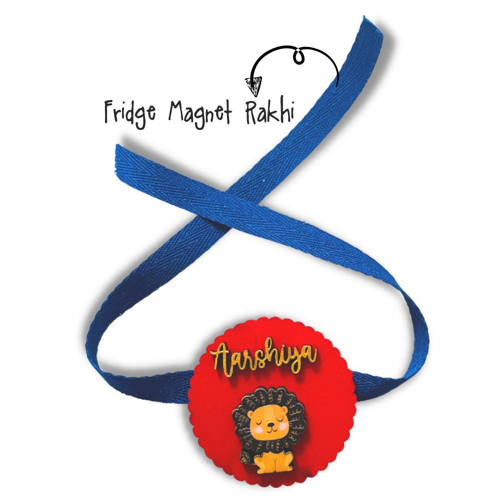 Shop now for the Fridge Magnet Rakhi for Kids, combining festive tradition with playful charm for a memorable Raksha Bandhan!