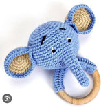 Crochet baby rattle