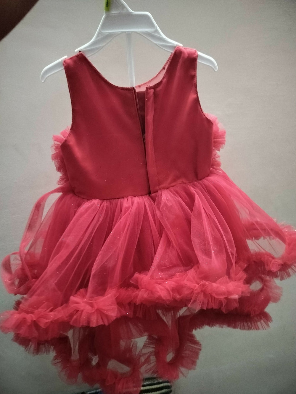 Red Party Wear Frock For Baby Girl