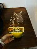 Personalised kids night lamp