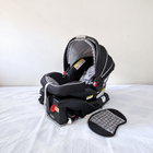 GRACO SnugRide Click Connect 35 Infant Car Seat B146 in Almost New condition featuring a rear-facing design, stay-in-car base, padded infant seating, secure harness, and Click Connect system for convenient baby travel.