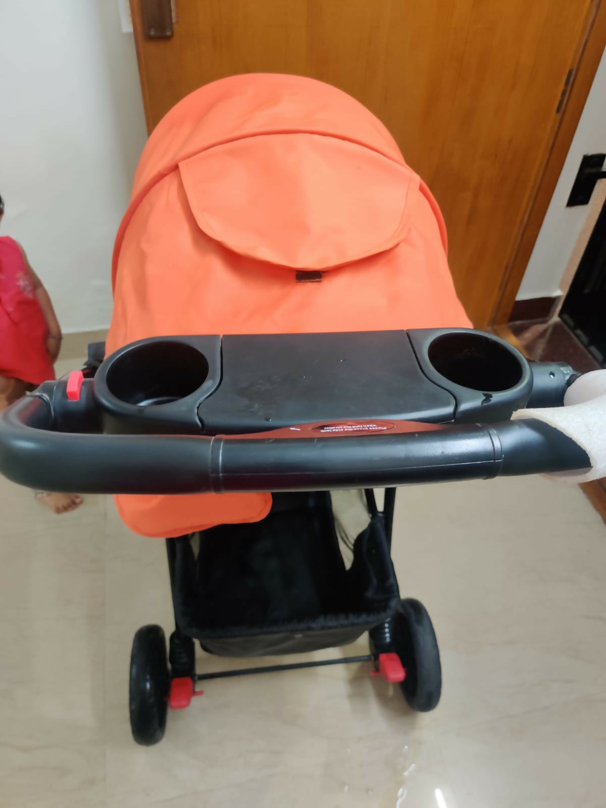 Shop now for the BABYHUG Wander Buddy Stroller/Pram with rear Parent Utility Box and Cup Holder, combining style, convenience, and comfort for your baby!