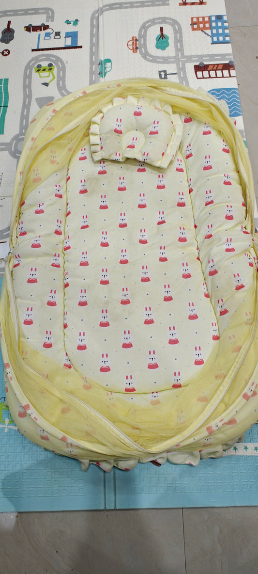 Portable Baby Bed-Yellow
