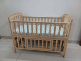STAR AND DAISY 12-in-1 baby crib, convertible baby cot with rocking base, multifunctional wooden crib, rocking baby bed India, newborn to toddler crib
