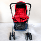 LuvLap Galaxy Baby Stroller Pram 18258 B120 with reversible handle, 5-point safety harness, comfortable reclining seat, protective canopy, foldable frame, smooth wheels, and convenient storage for everyday outings.
