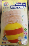 RATNA'S Baby Roly Poly Push And Shake Wobbling Bell Sounds Musical Rattling Toy For New Born Babies & Toddlers