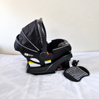 GRACO SnugRide Click Connect 35 Infant Car Seat B146 in Almost New condition featuring a rear-facing design, stay-in-car base, padded infant seating, secure harness, and Click Connect system for convenient baby travel.