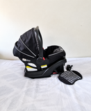 GRACO SnugRide Click Connect 35 Infant Car Seat B146 in Almost New condition featuring a rear-facing design, stay-in-car base, padded infant seating, secure harness, and Click Connect system for convenient baby travel.