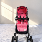 1st Step Grande Baby Stroller Rocker Pink Black Reversible Reclining Foldable B182