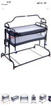 Mothertouch High Compact Cradle Polka Dot Print - Blue