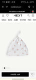 Next baby caps set of 3 for girls