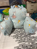 HAUS & KINDER adjustable pillow cum seat support with a soft cushioned design, ergonomic support, and adjustable fit to help keep babies comfortable during seating, feeding, and travel.
