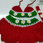 Crochet Baby Bikini Skirt Set